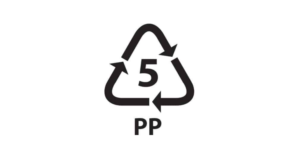 pp simboli plastica numero5