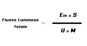 calcolo flusso luminoso totale